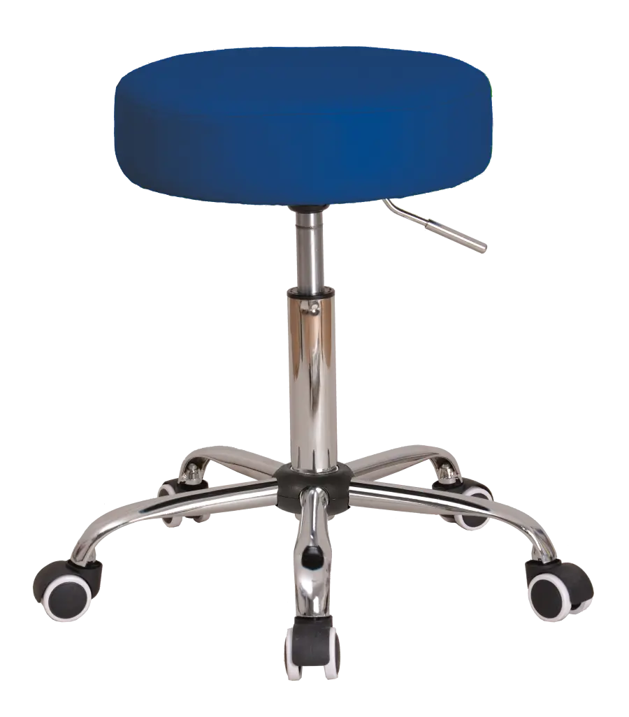 LZ 21SP židle lékařská, HR sedák, ekokůže tmavě modrá